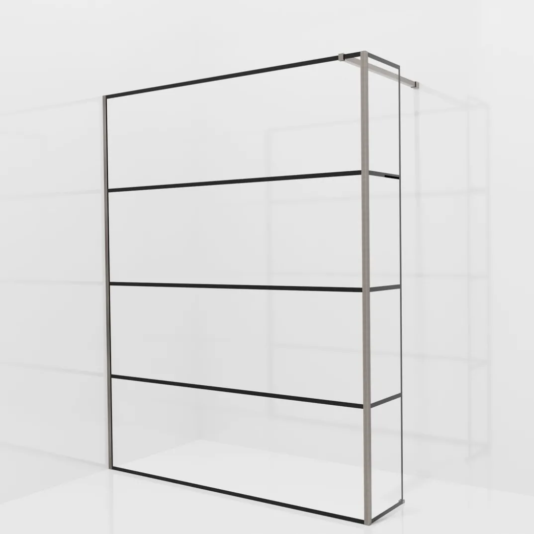 Balmani Modular inloopdouche met vaste zijwand