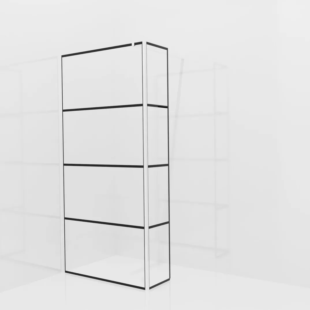 Balmani Modular inloopdouche met vaste zijwand