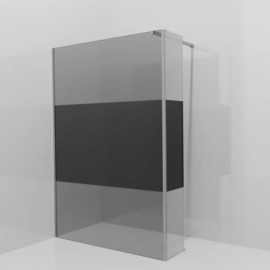 Balmani Modular inloopdouche met vaste zijwand