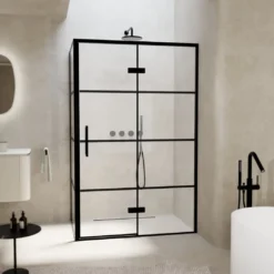 Balmani Senses Design douchecabine met draaideur