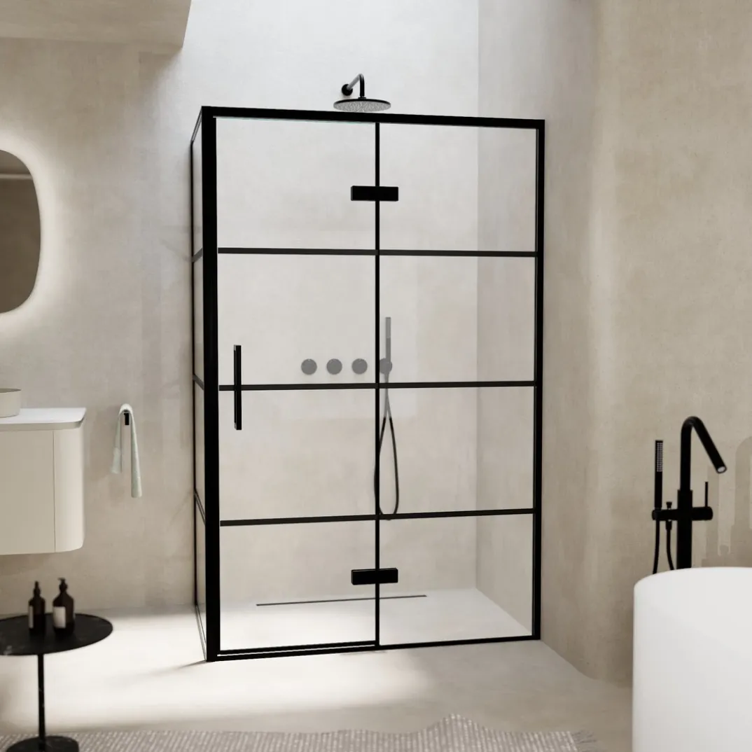 Balmani Senses Design douchecabine met draaideur