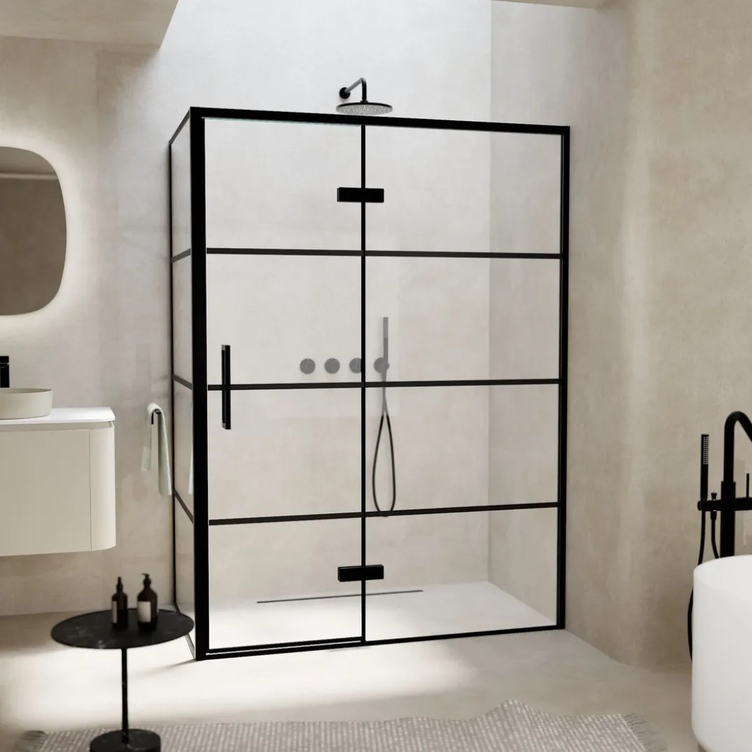 Balmani Senses Design douchecabine met draaideur