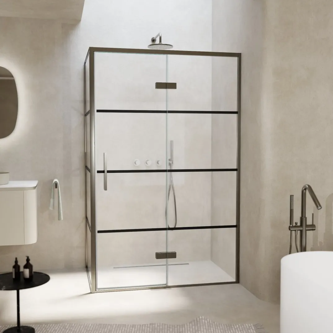 Balmani Senses Design douchecabine met draaideur