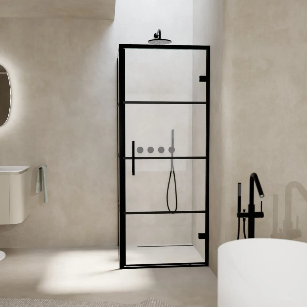 Balmani Senses Design douchecabine met draaideur