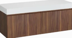 Balmani Sfera by Lucida badkamermeubel met Dominus wastafelblad voor waskom(men)