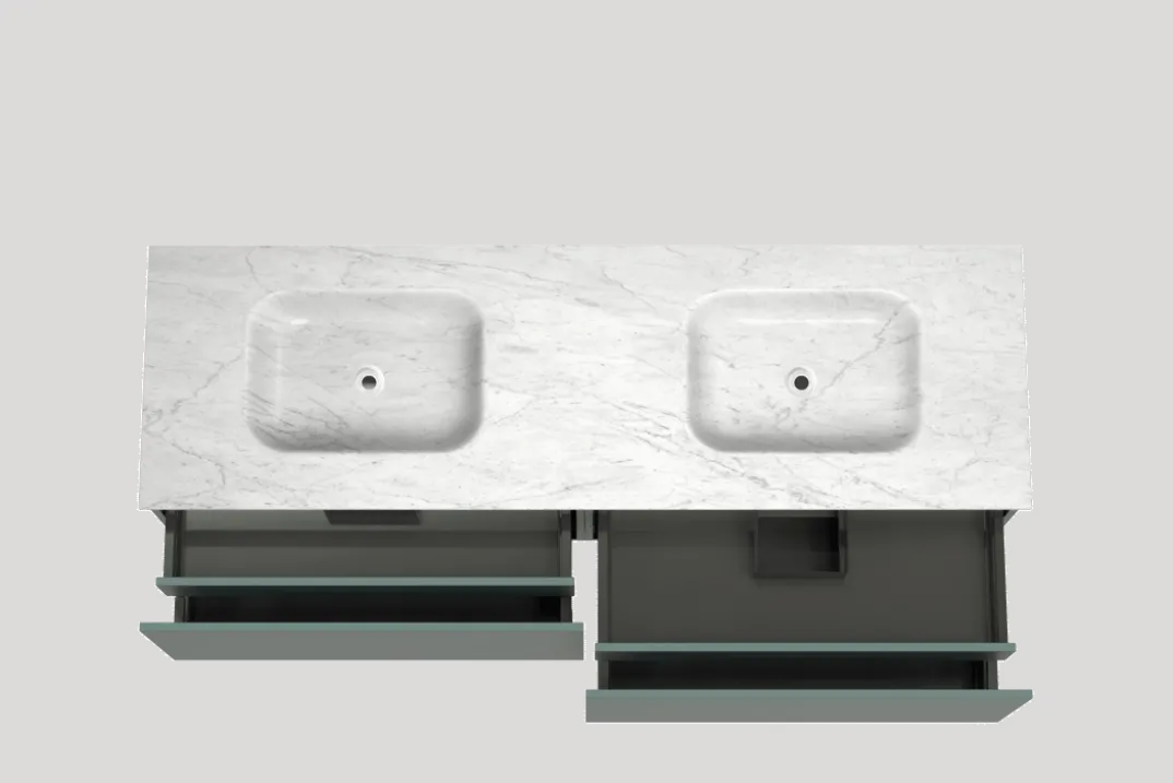 Balmani Sfera by Lucida badkamermeubel met Tablo Arcato wastafel