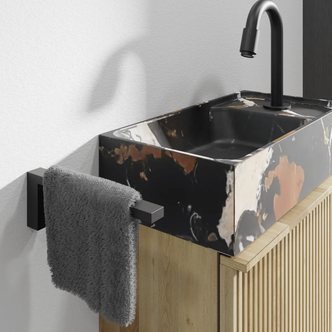 Blaufoss Blackline Noma Small handdoekhouder