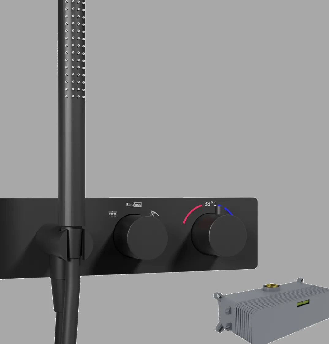 Blaufoss Dreambox thermostatische inbouw douchekraan, inbouwelement inbegrepen