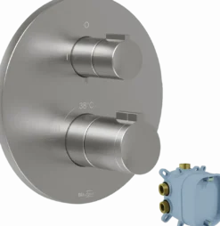 Blaufoss Smartbox Round inbouw regendoucheset, inbouwelement inbegrepen
