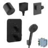 Blaufoss Smartbox Softline inbouw regendoucheset, inbouwelement inbegrepen