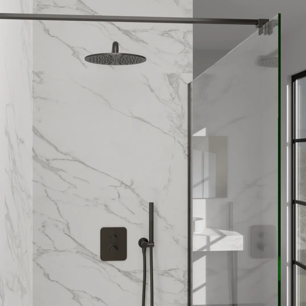 Blaufoss Smartbox Softline inbouw regendoucheset, inbouwelement inbegrepen