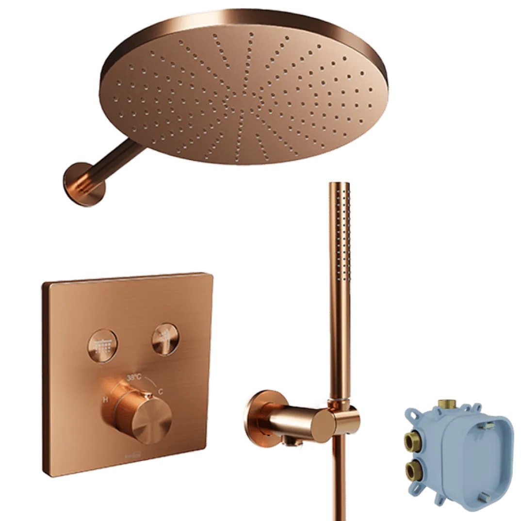 Blaufoss Smartbox Switch-line inbouw regendoucheset, inbouwelement inbegrepen