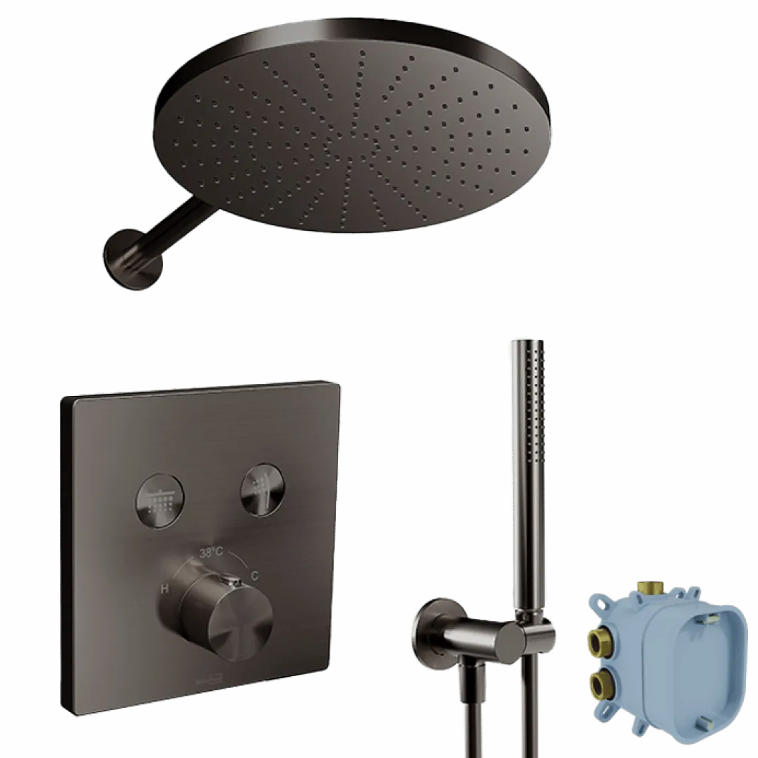 Blaufoss Smartbox Switch-line inbouw regendoucheset, inbouwelement inbegrepen