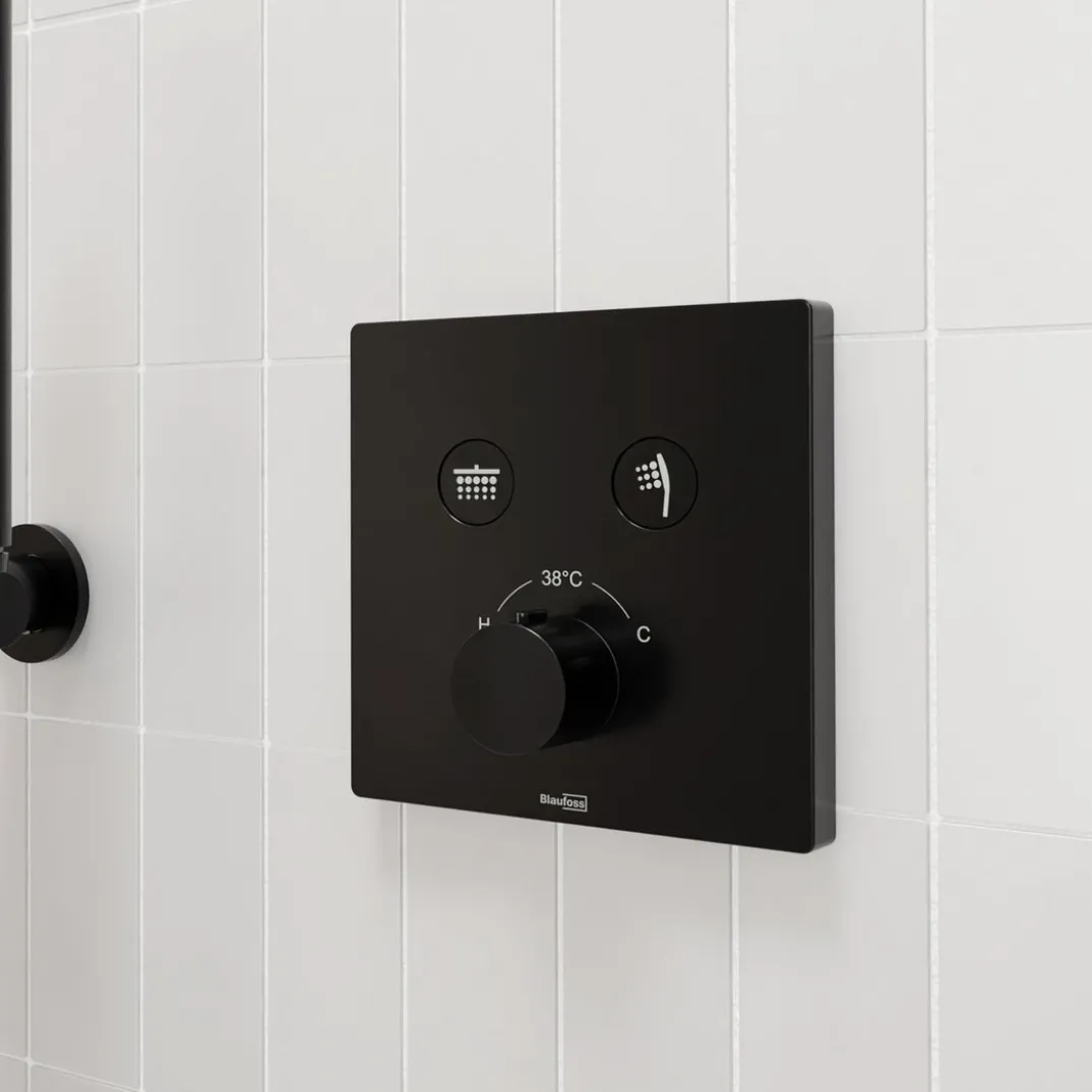 Blaufoss Smartbox thermostatische inbouw douchekraan, inbouwelement inbegrepen