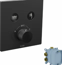 Blaufoss Smartbox thermostatische inbouw douchekraan, inbouwelement inbegrepen