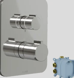 Blaufoss Smartbox thermostatische inbouw douchekraan, inbouwelement inbegrepen