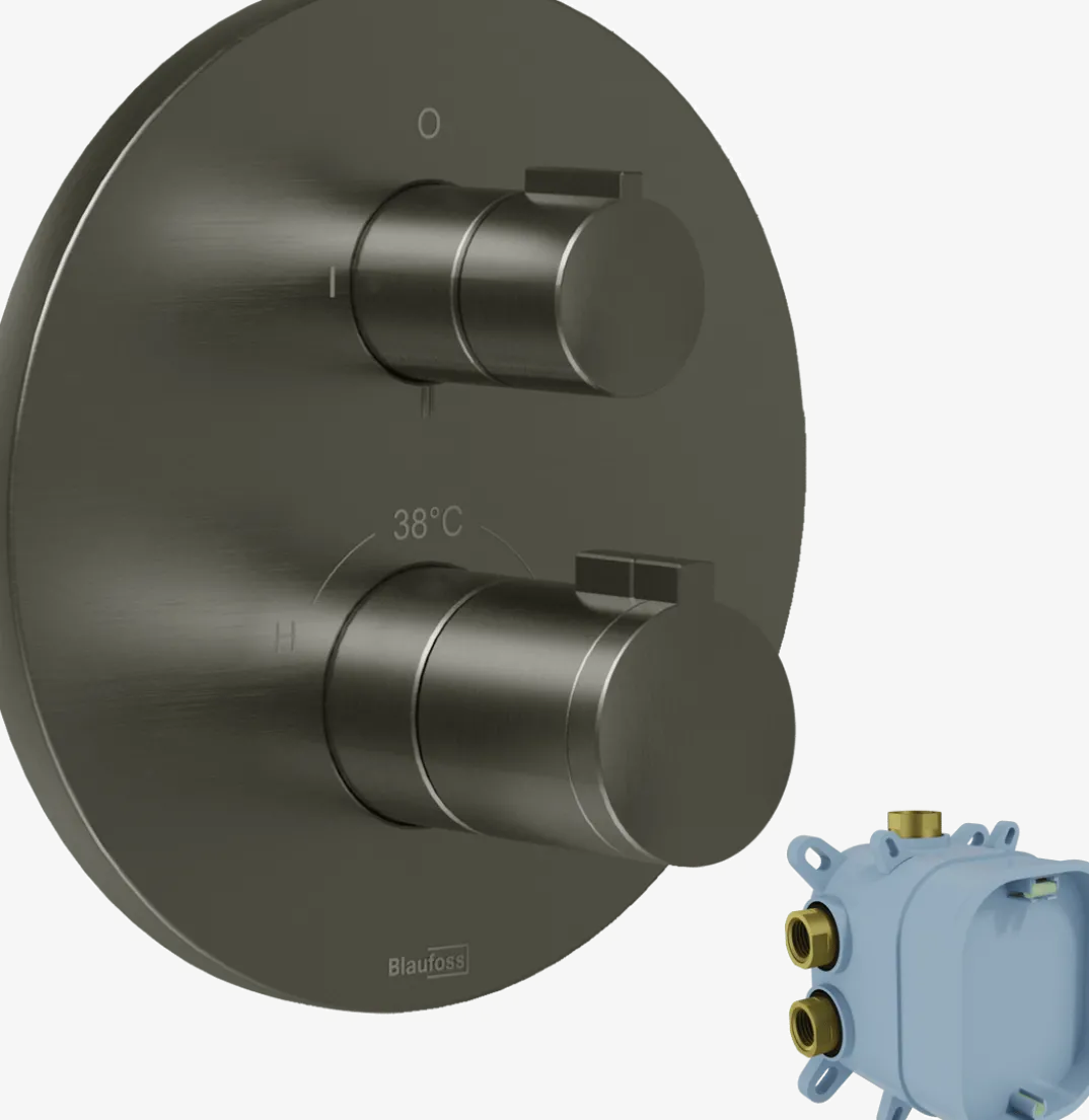 Blaufoss Smartbox thermostatische inbouw douchekraan, inbouwelement inbegrepen
