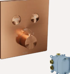 Blaufoss Smartbox thermostatische inbouw douchekraan, inbouwelement inbegrepen