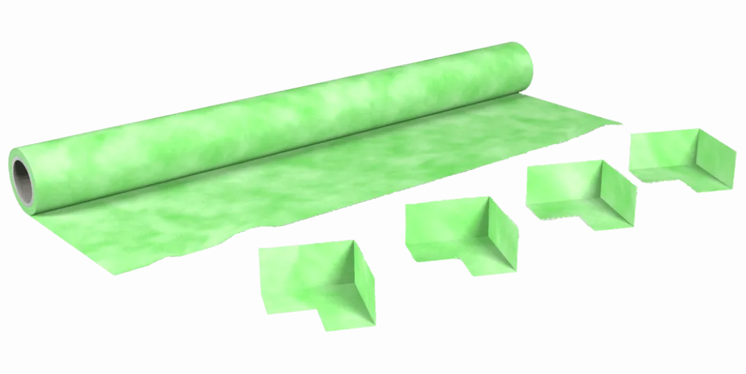 Greenlox waterafdichtingsmat + 4 Hoeken