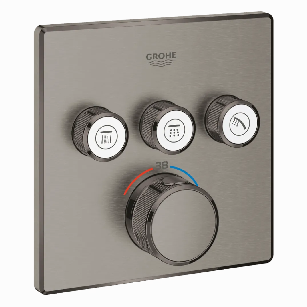 Grohe Grohtherm SmartControl thermostatische inbouw douchekraan, inbouwelement niet inbegrepen