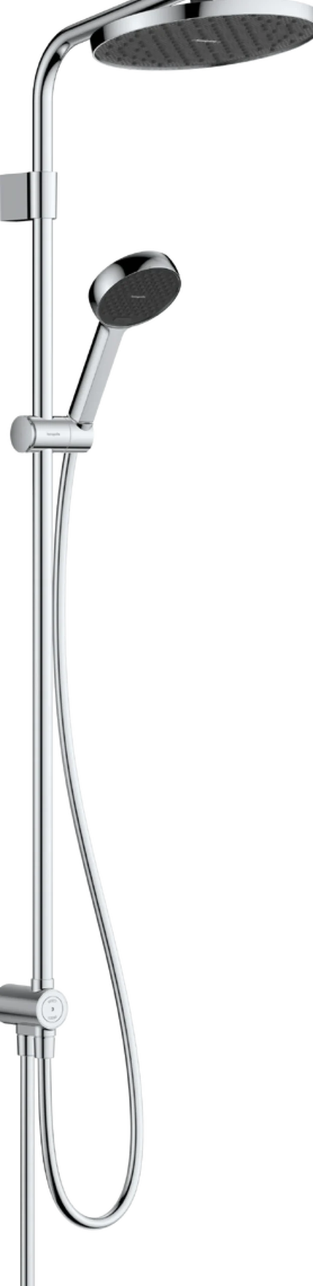Hansgrohe Activera S Showerpipe 240 regendoucheset zonder kraan