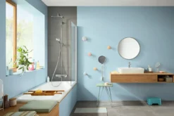 Hansgrohe Croma E280 regendoucheset met badkraan