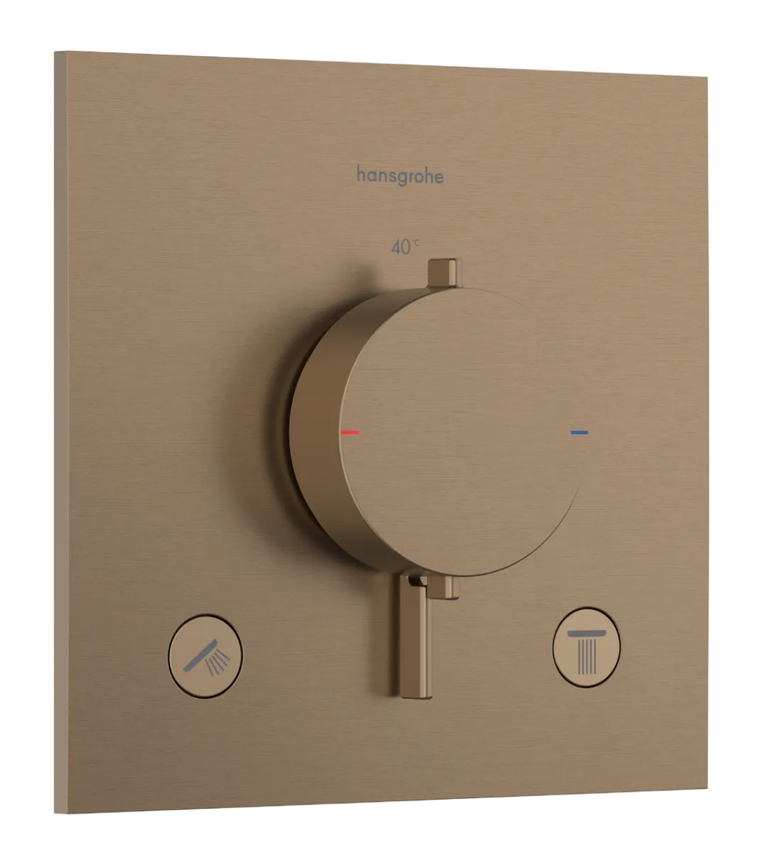 Hansgrohe Ecostat Comfort E thermostatische inbouw douchekraan, inbouwelement niet inbegrepen