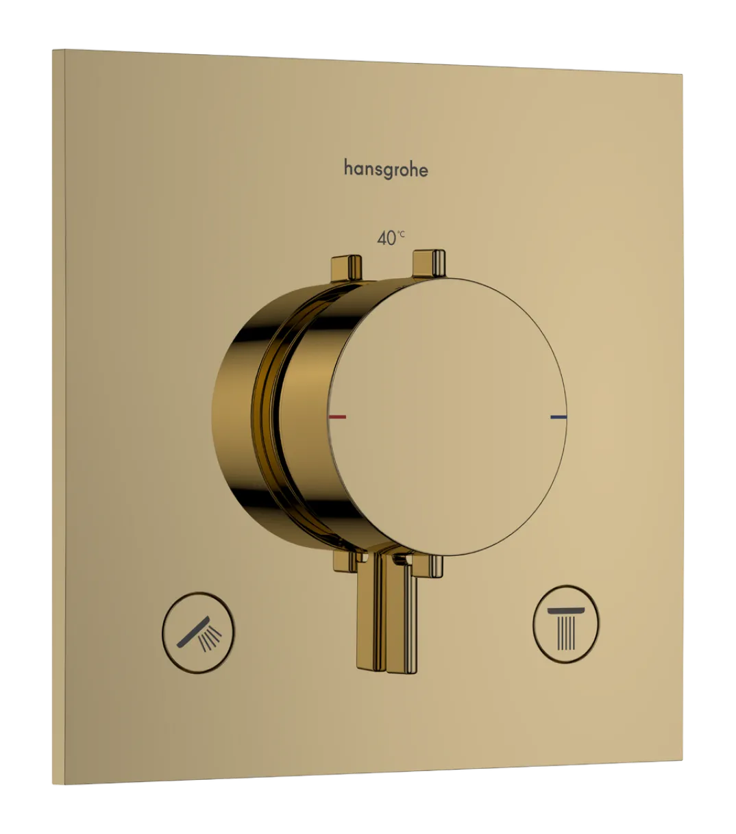 Hansgrohe Ecostat Comfort E thermostatische inbouw douchekraan, inbouwelement niet inbegrepen