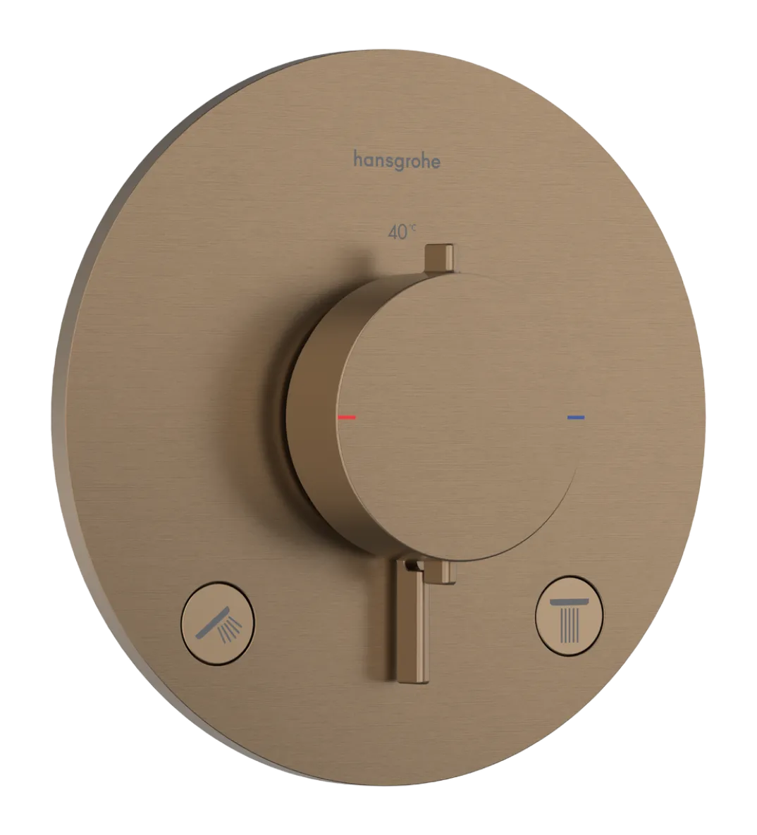 Hansgrohe Ecostat Comfort S thermostatische inbouw douchekraan, inbouwelement niet inbegrepen