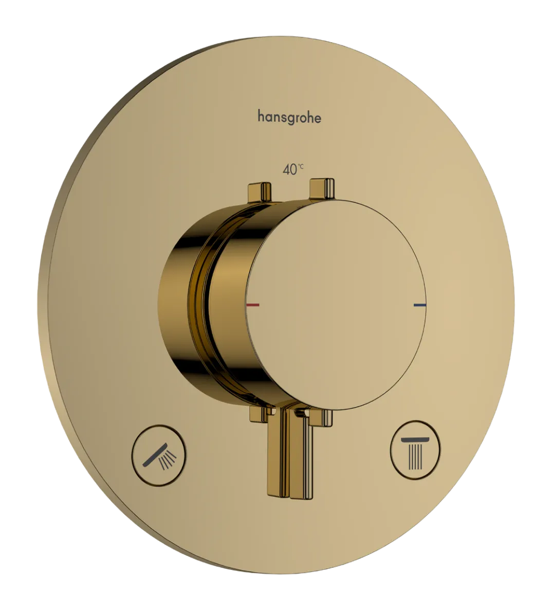 Hansgrohe Ecostat Comfort S thermostatische inbouw douchekraan, inbouwelement niet inbegrepen