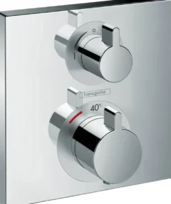 Hansgrohe Ecostat Square thermostatische inbouw douchekraan, inbouwelement niet inbegrepen