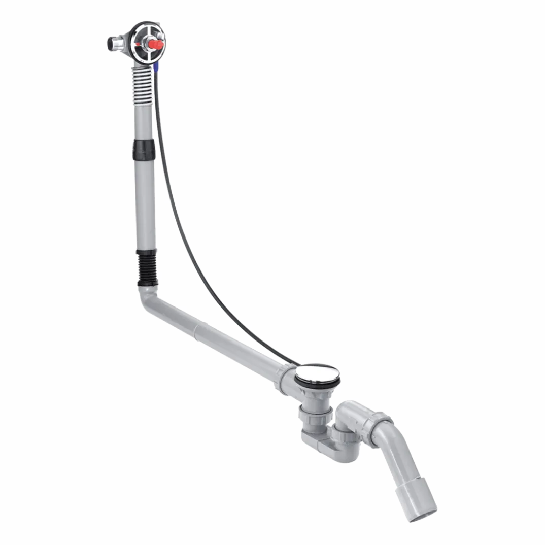 Hansgrohe Exafill S inbouwelement voor badvulling, afvoer en overloop