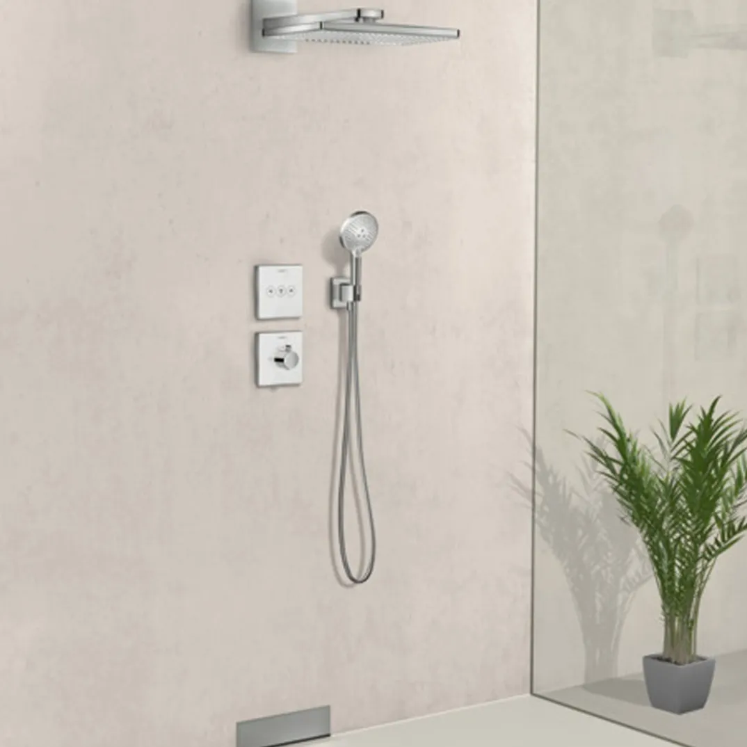 Hansgrohe FixFit Porter Square doucheslangaansluiting