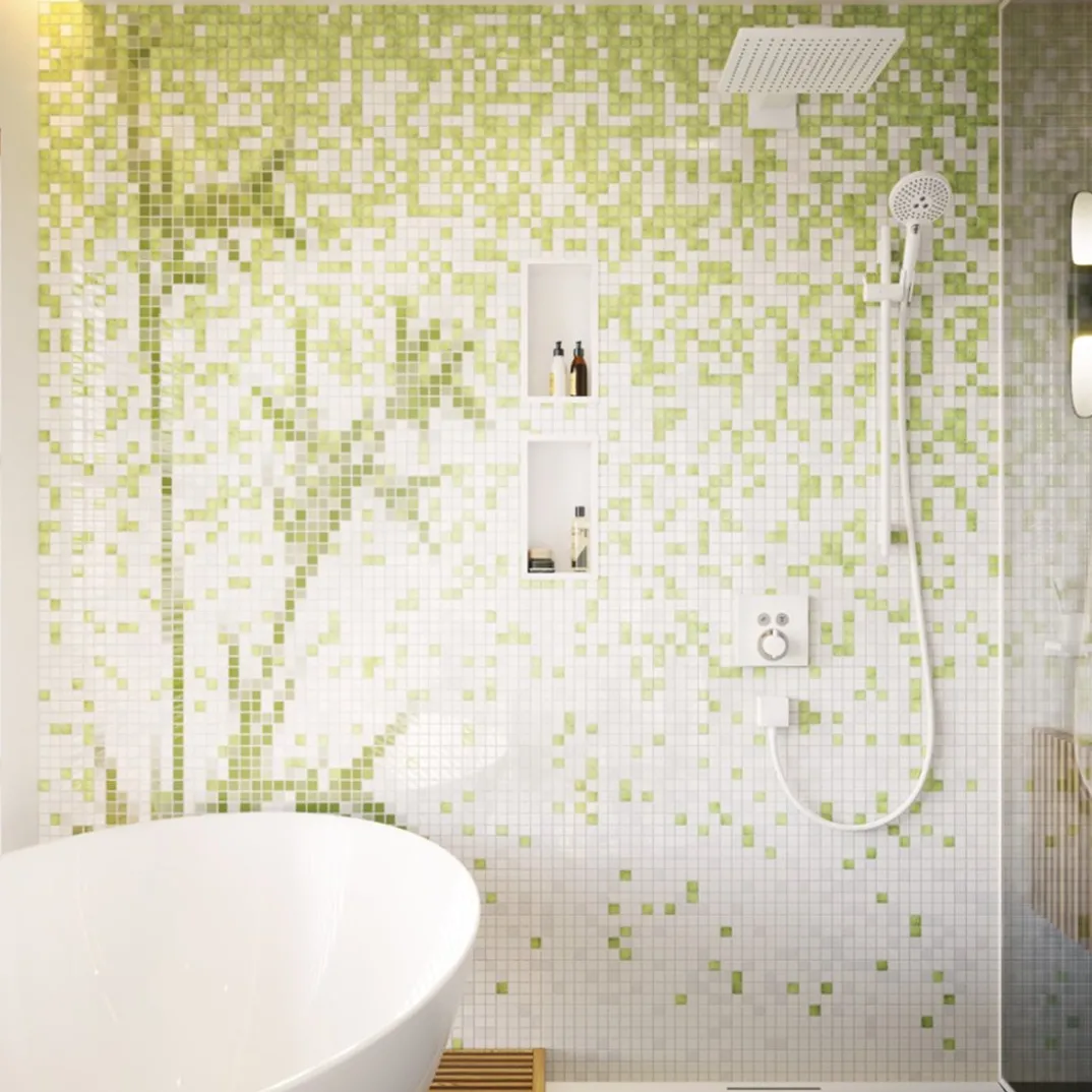 Hansgrohe FixFit Square doucheslangaansluiting