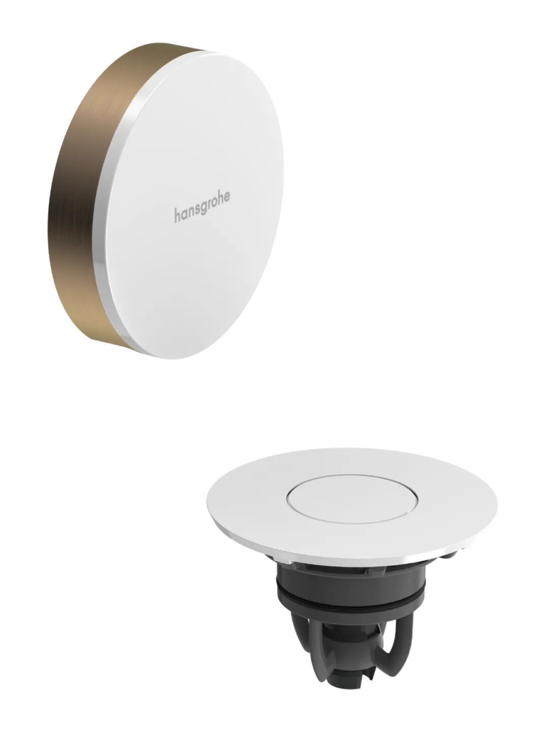 Hansgrohe Flexaplus afwerkset overloop en afvoergarnituur