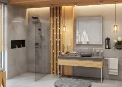 Hansgrohe RainDrain Flex douchegoot afwerkset inkortbaar