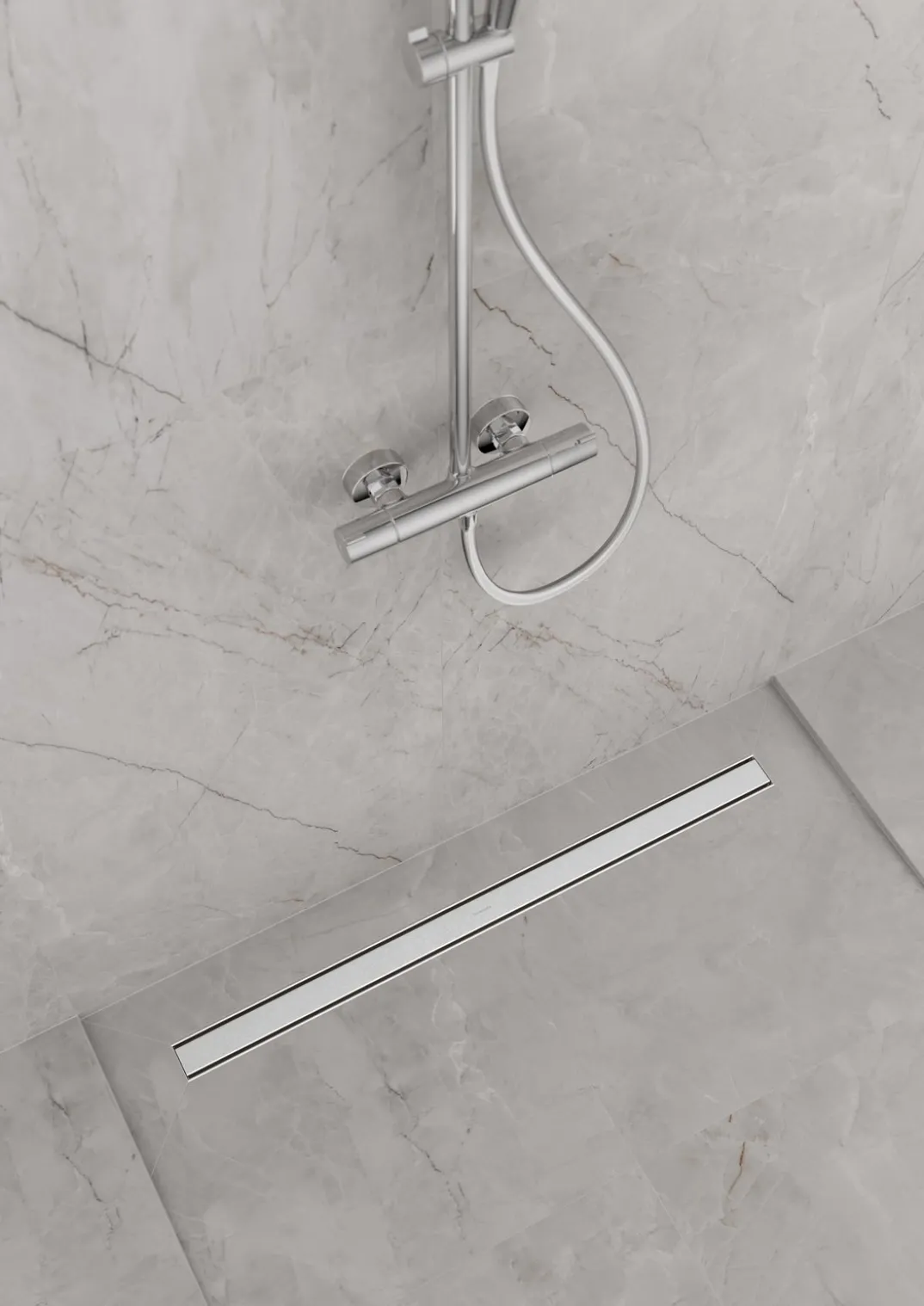 Hansgrohe RainDrain Original douchegoot afwerkset