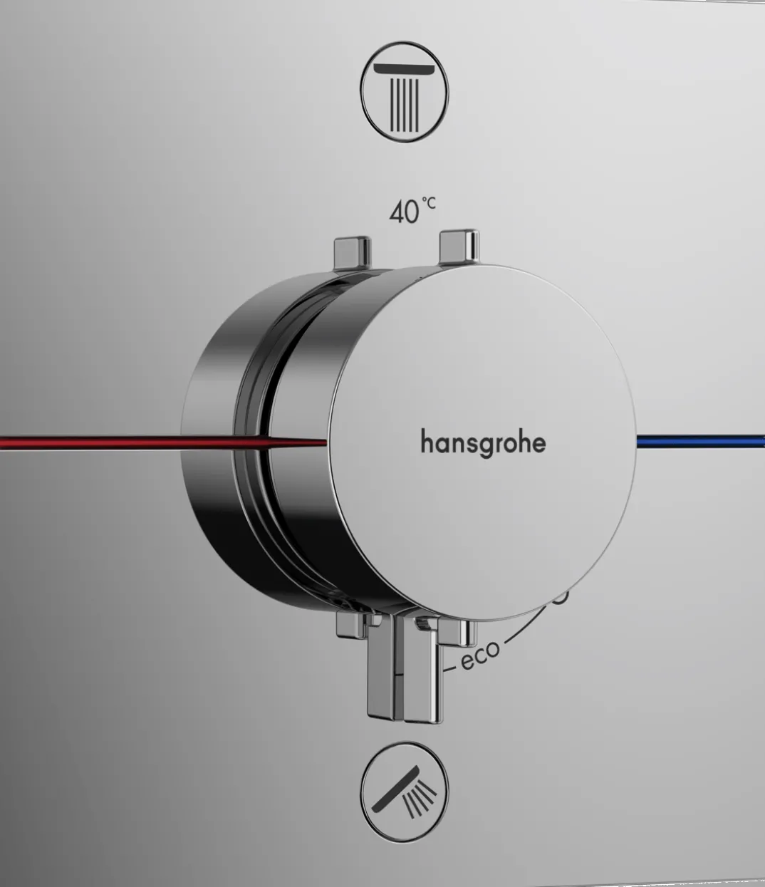Hansgrohe ShowerSelect Comfort E Comfort_E inbouw regendoucheset, inbouwelement inbegrepen