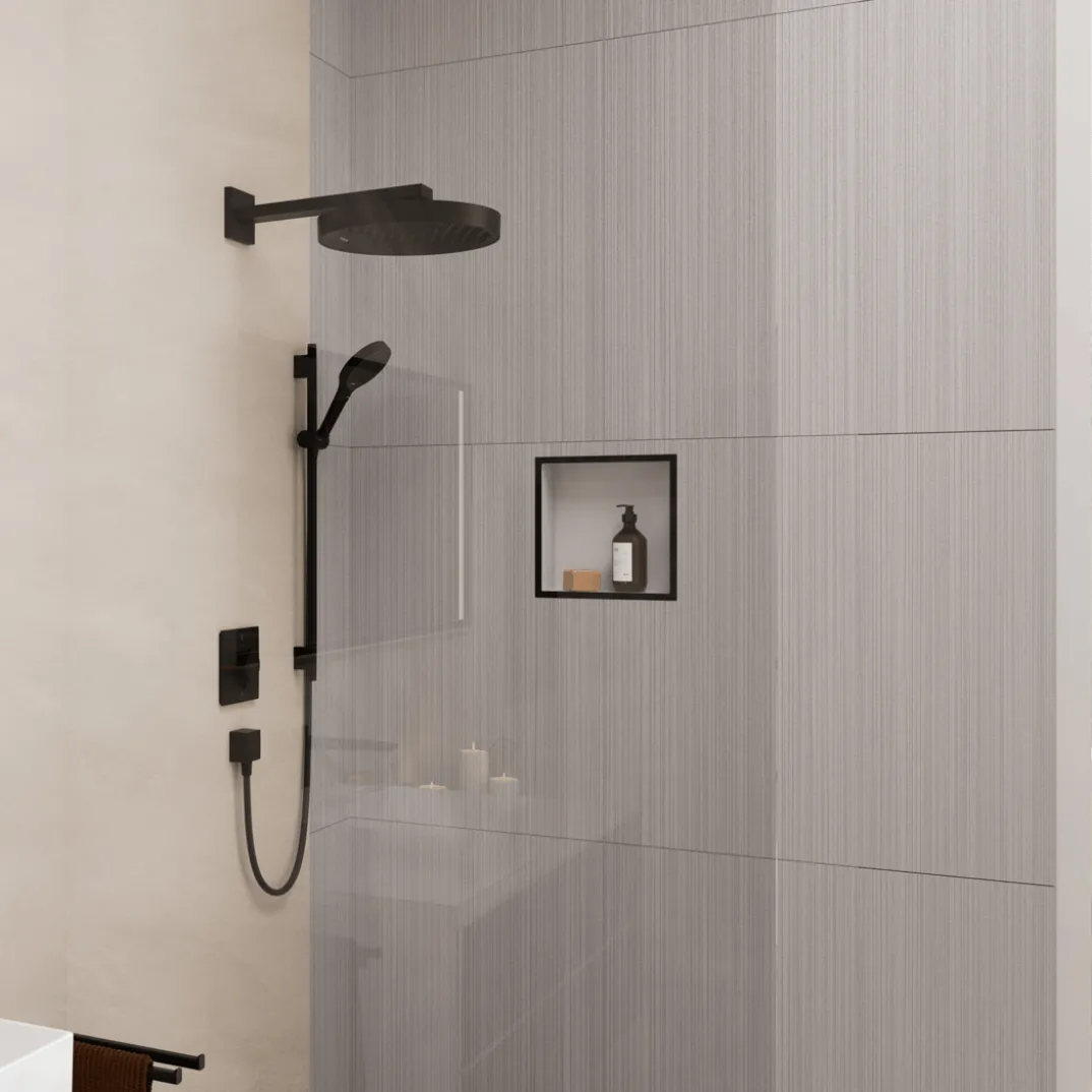 Hansgrohe ShowerSelect Comfort E thermostatische inbouw douchekraan, inbouwelement niet inbegrepen