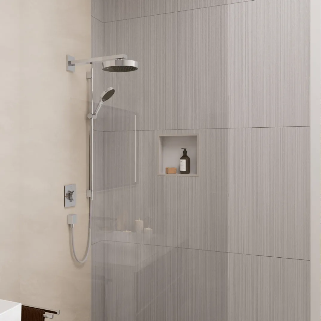 Hansgrohe ShowerSelect Comfort E thermostatische inbouw douchekraan, inbouwelement niet inbegrepen