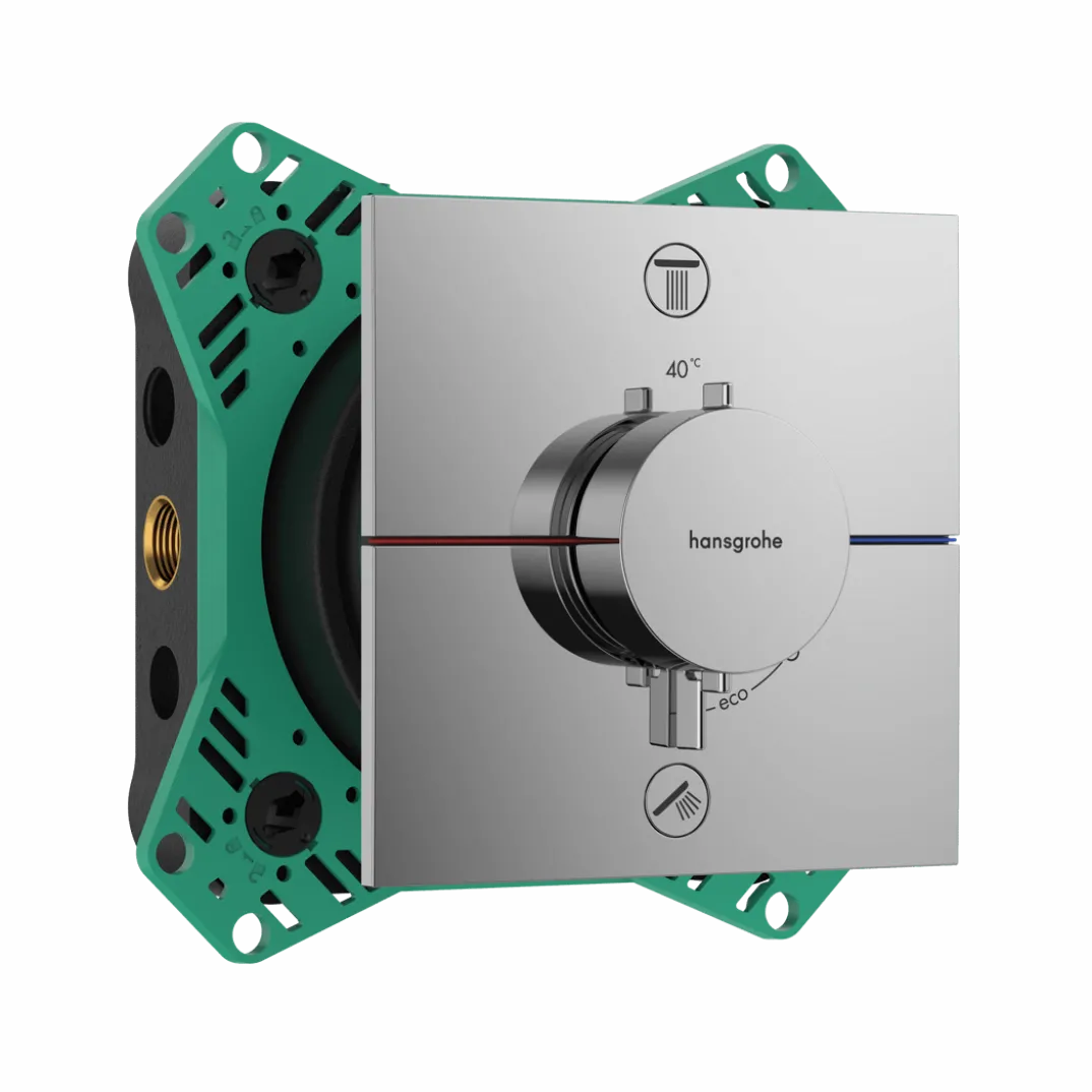 Hansgrohe ShowerSelect Comfort E thermostatische inbouw douchekraan, inbouwelement niet inbegrepen