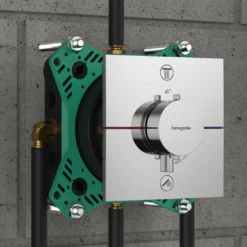 Hansgrohe ShowerSelect Comfort E thermostatische inbouw douchekraan, inbouwelement niet inbegrepen