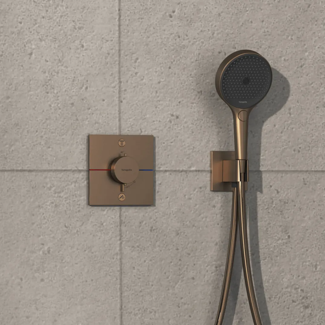Hansgrohe ShowerSelect Comfort E thermostatische inbouw douchekraan, inbouwelement niet inbegrepen