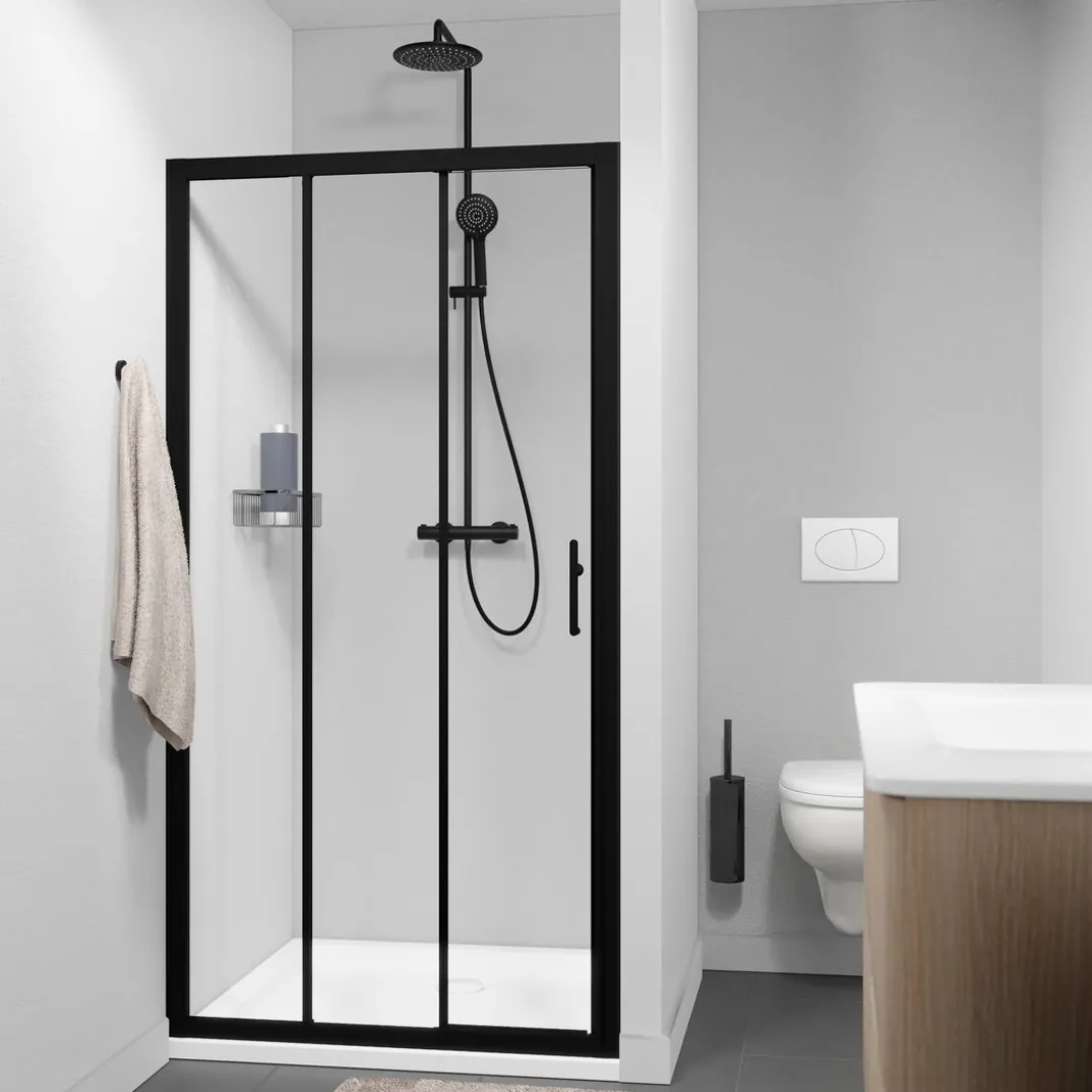 Linie Cadiz driedelige douche schuifdeur