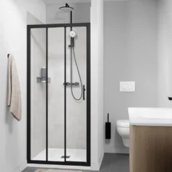 Linie Cadiz driedelige douche schuifdeur