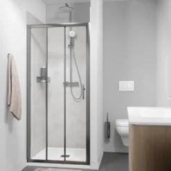 Linie Cadiz driedelige douche schuifdeur