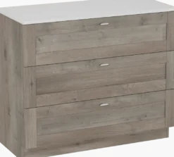 Linie Classo badkamermeubel met Lado wastafelblad voor waskom(men)