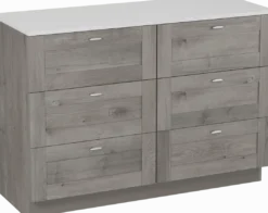 Linie Classo badkamermeubel met Lado wastafelblad voor waskom(men)