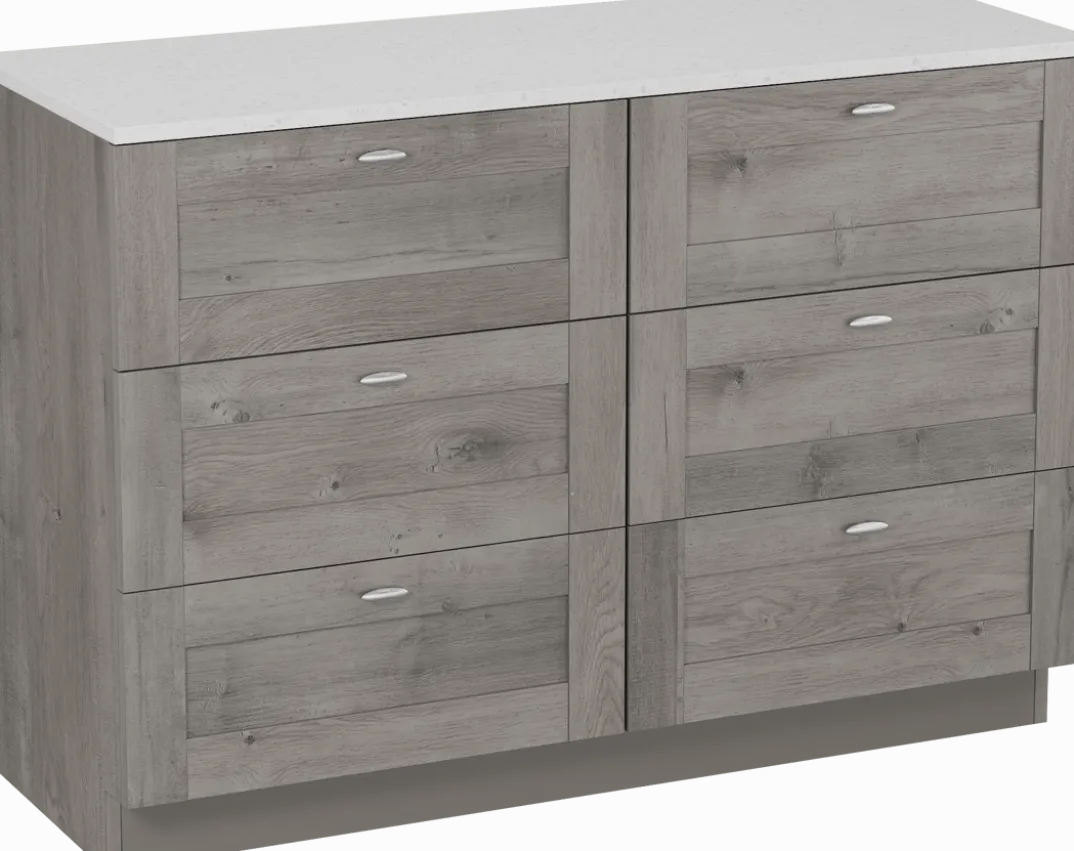 Linie Classo badkamermeubel met Lado wastafelblad voor waskom(men)