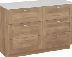 Linie Classo badkamermeubel met Lado wastafelblad voor waskom(men)